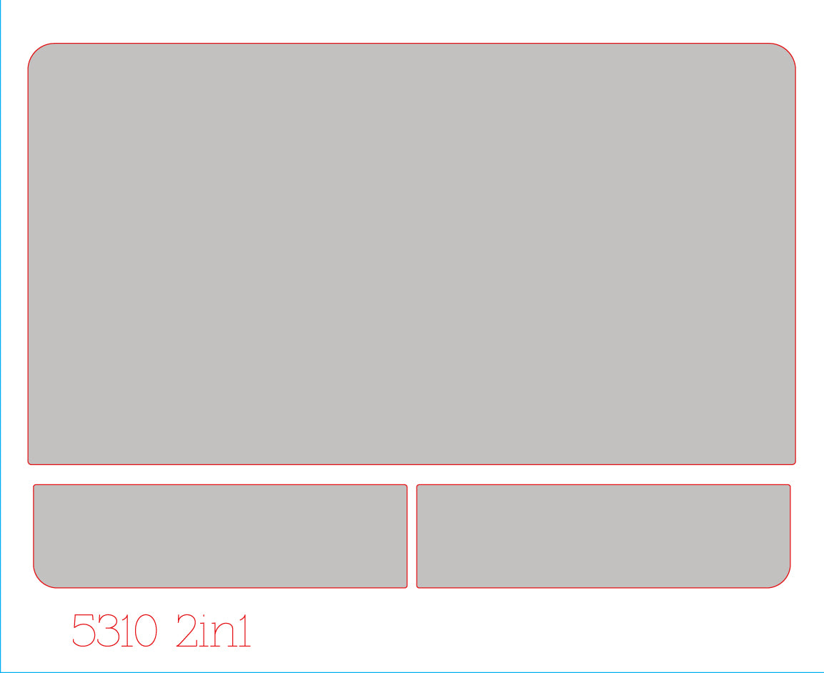 Track & Button Skinz for Dell Latitude 5310 2in1