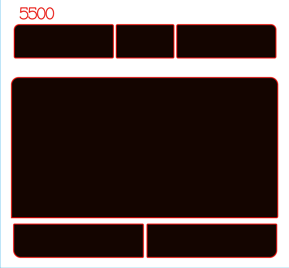 Track & Button Skinz for Dell Latitude 5500