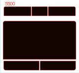 Track & Button Skinz for Dell Latitude 5500