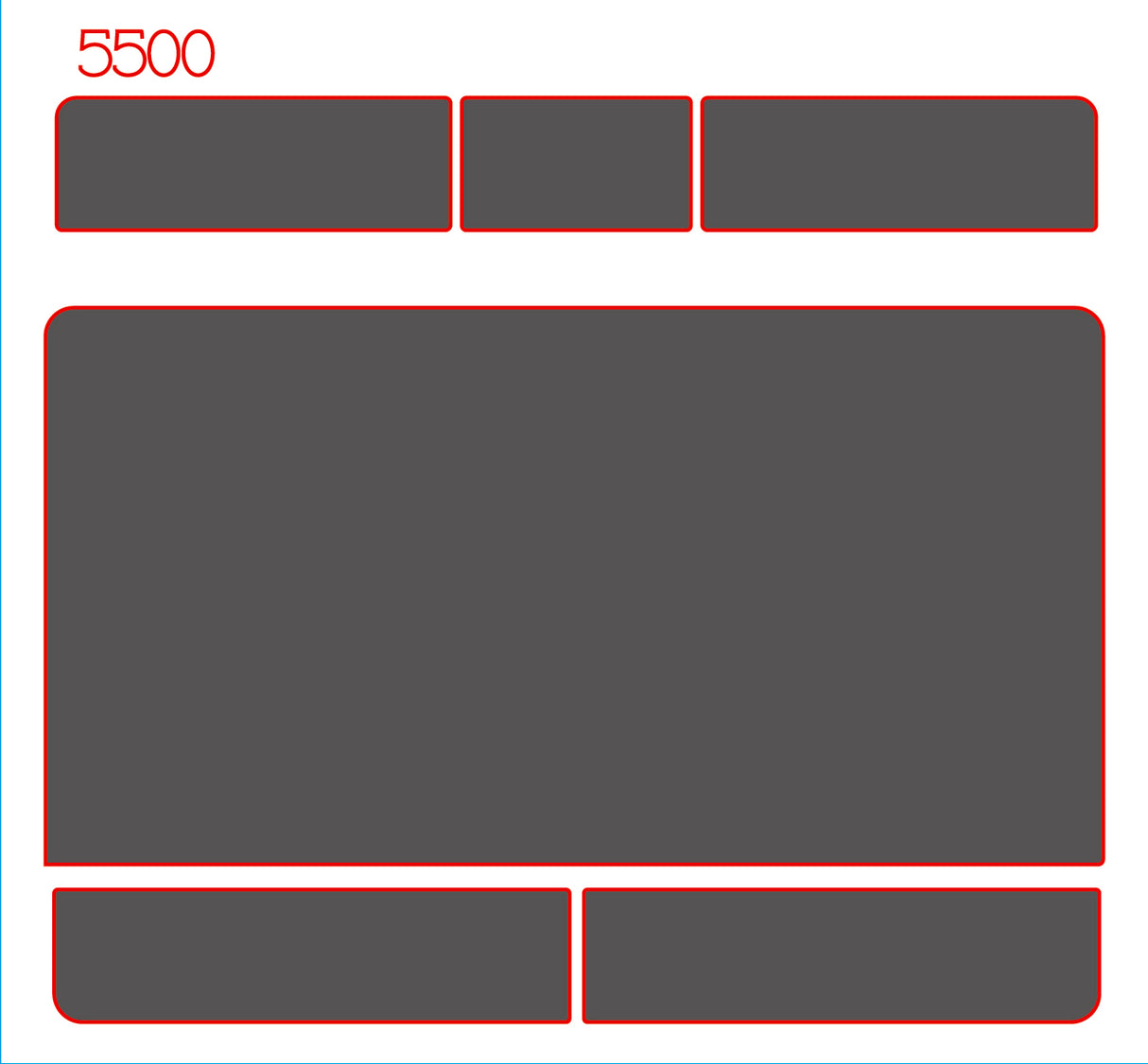 Track & Button Skinz for Dell Latitude 5500