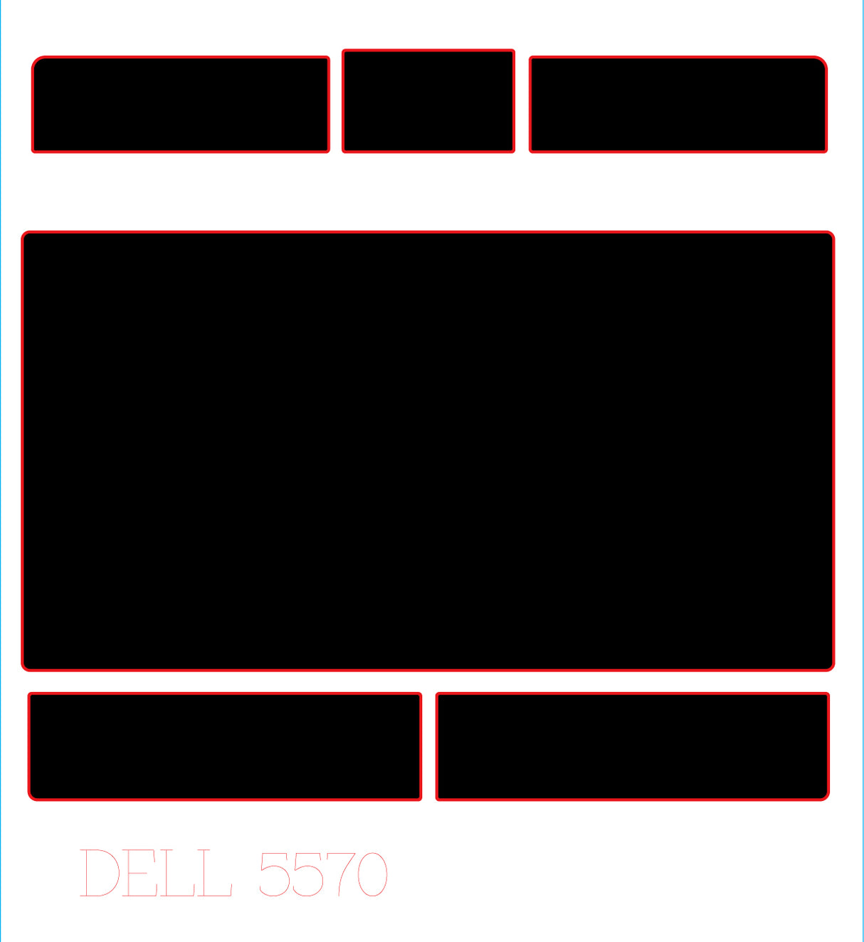 Track & Button Skinz® for Dell Latitude 5570