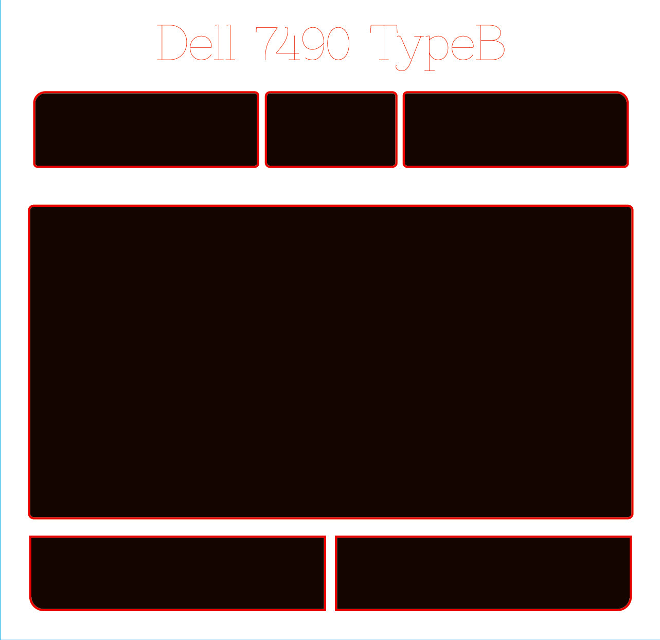 Track & Button Skinz for Dell Latitude 7480/7490