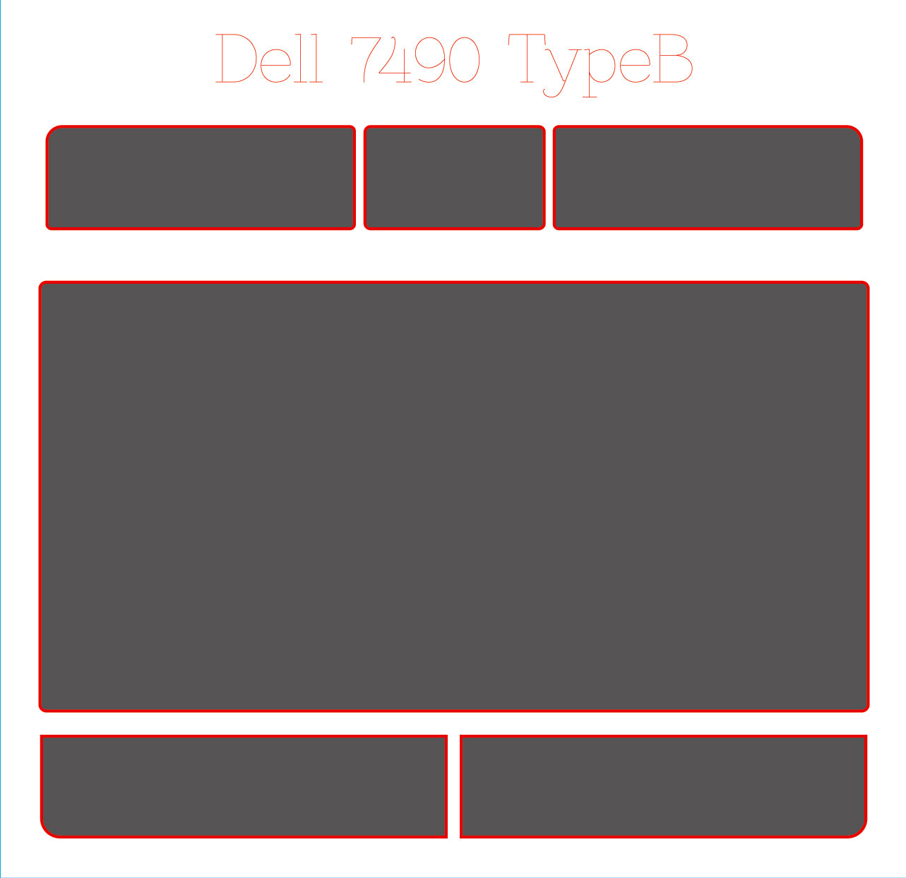 Track & Button Skinz for Dell Latitude 7480/7490