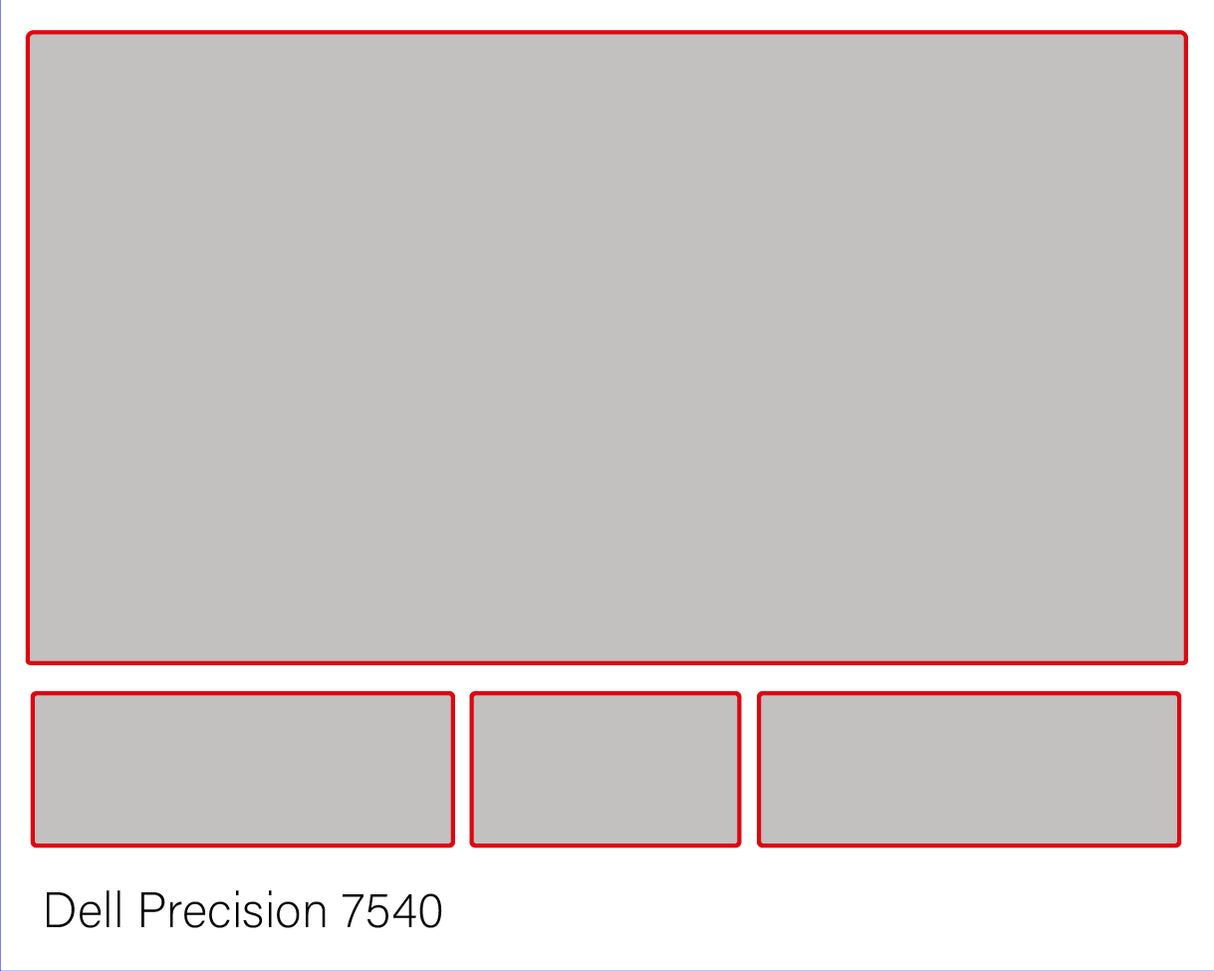 Track & Button Skinz for Dell Precision 7540