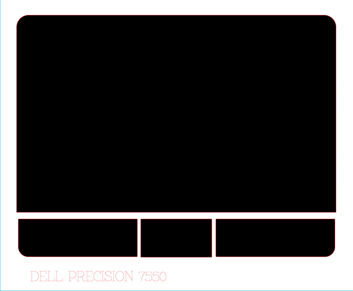 Track & Button Skinz for Dell Precision 7550