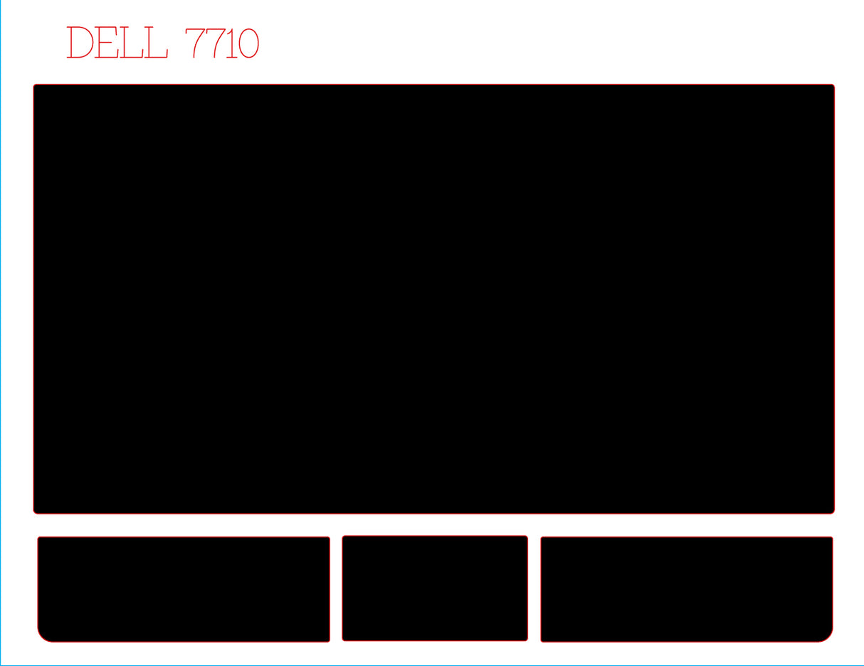 Track & Button Skinz for Dell Precision 7710