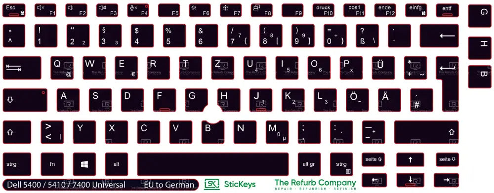 SticKeys® for Dell Latitude 7400, 5410, 5400
