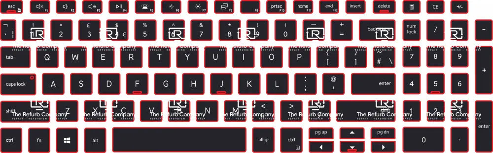 SticKeys® for Dell Latitude 3510 / Vostro 3500