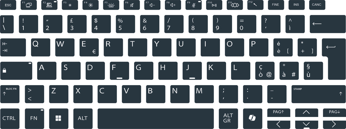 SticKeys for HP 8 G1i 14" / 8 G1i 14" Flip / X G1i 14 AI