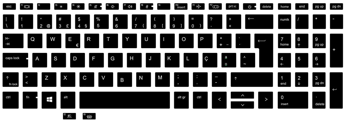 SticKeys for HP Zbook Firefly 16 G9/10