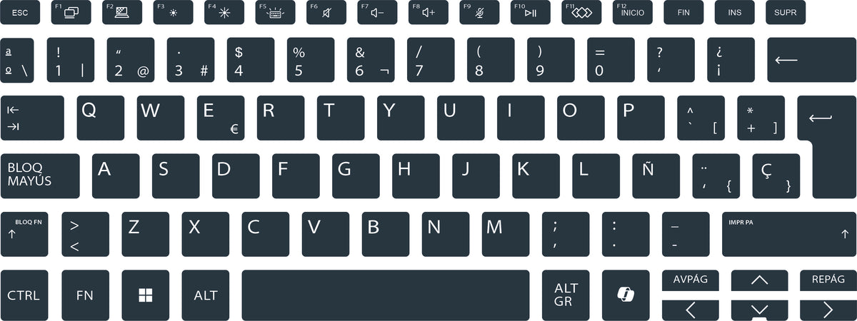 SticKeys for HP 8 G1i 14" / 8 G1i 14" Flip / X G1i 14 AI