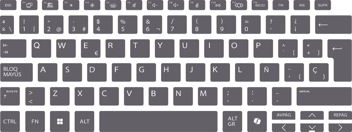 SticKeys for HP 8 G1i 14" / 8 G1i 14" Flip / X G1i 14 AI