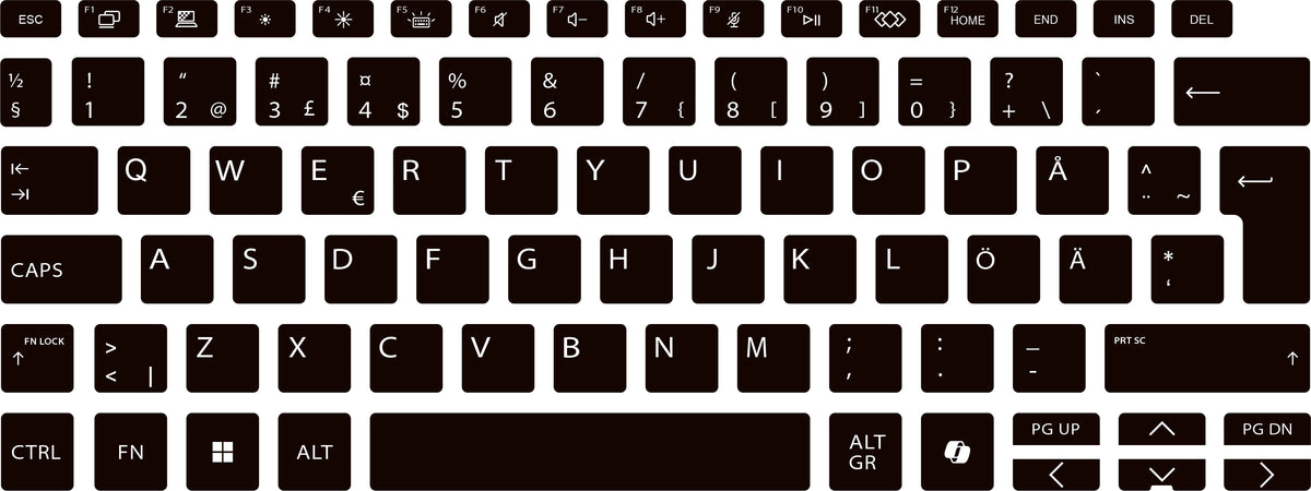 SticKeys for HP 8 G1i 14" / 8 G1i 14" Flip / X G1i 14 AI