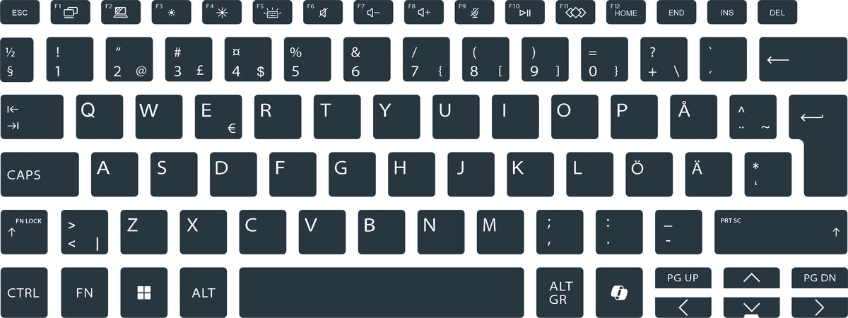 SticKeys for HP 8 G1i 14" / 8 G1i 14" Flip / X G1i 14 AI