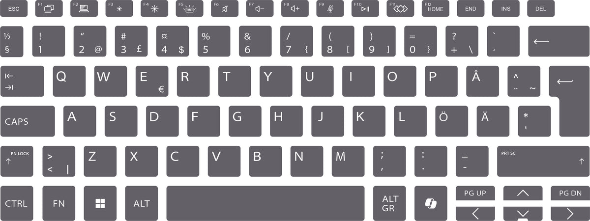 SticKeys for HP 8 G1i 14" / 8 G1i 14" Flip / X G1i 14 AI
