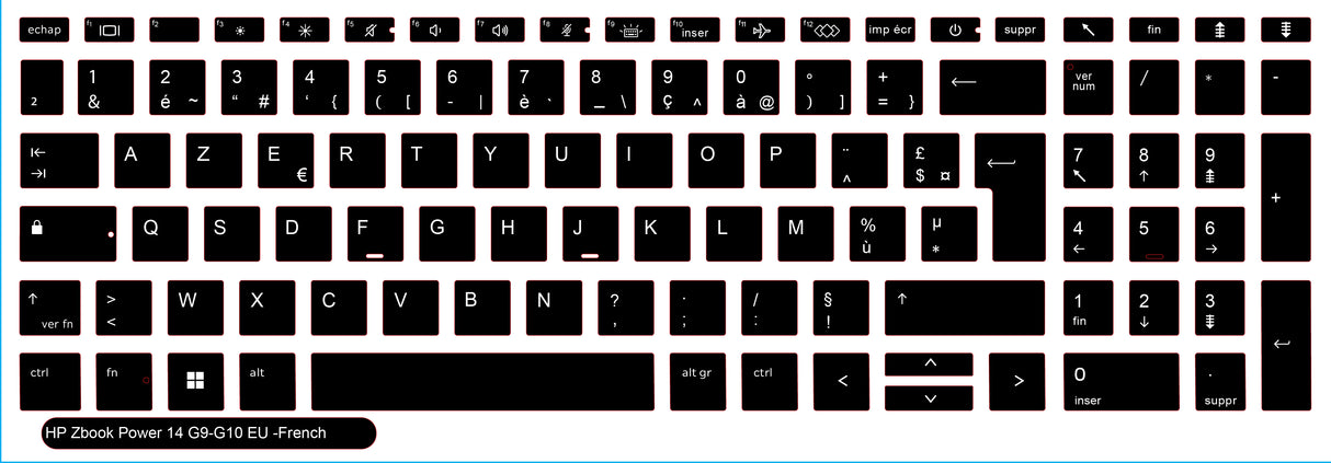 SticKeys for HP Zbook Power G9/10
