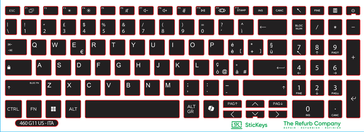 SticKeys for HP ProBook 460 G11