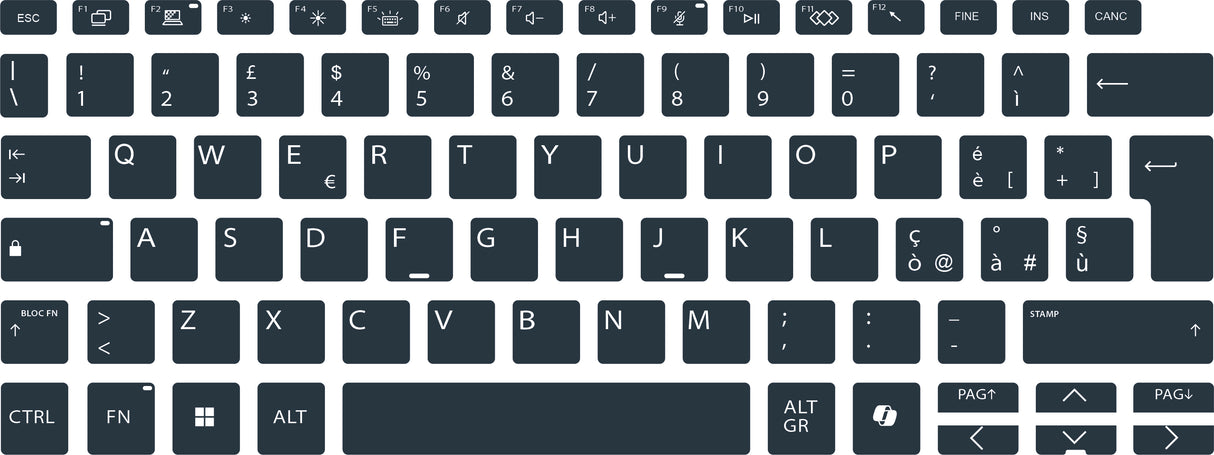 SticKeys for HP 8 G1i 14" / 8 G1i 14" Flip / X G1i 14 AI