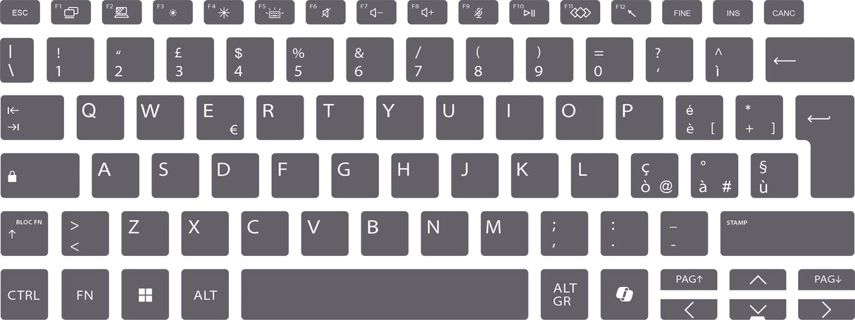 SticKeys for HP 8 G1i 14" / 8 G1i 14" Flip / X G1i 14 AI