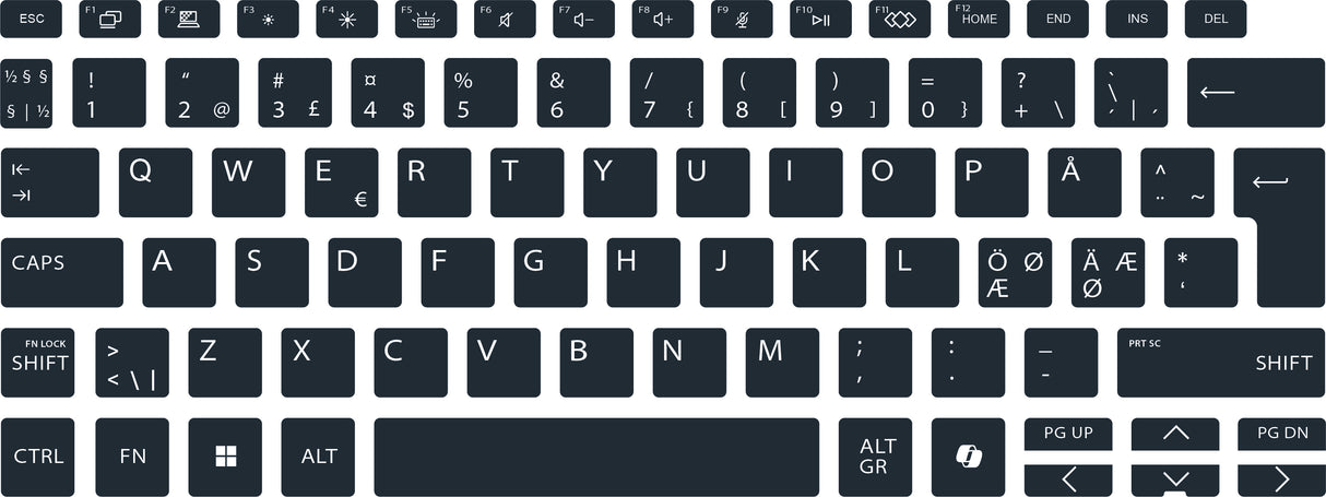 SticKeys for HP 8 G1i 14" / 8 G1i 14" Flip / X G1i 14 AI