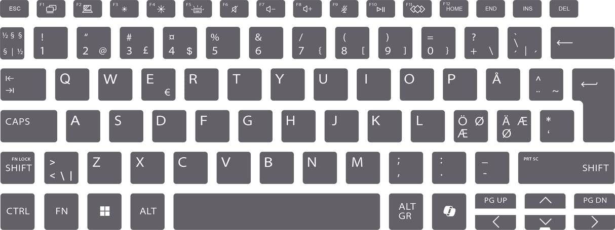 SticKeys for HP 8 G1i 14" / 8 G1i 14" Flip / X G1i 14 AI