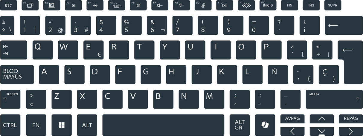 SticKeys for HP 8 G1i 14" / 8 G1i 14" Flip / X G1i 14 AI