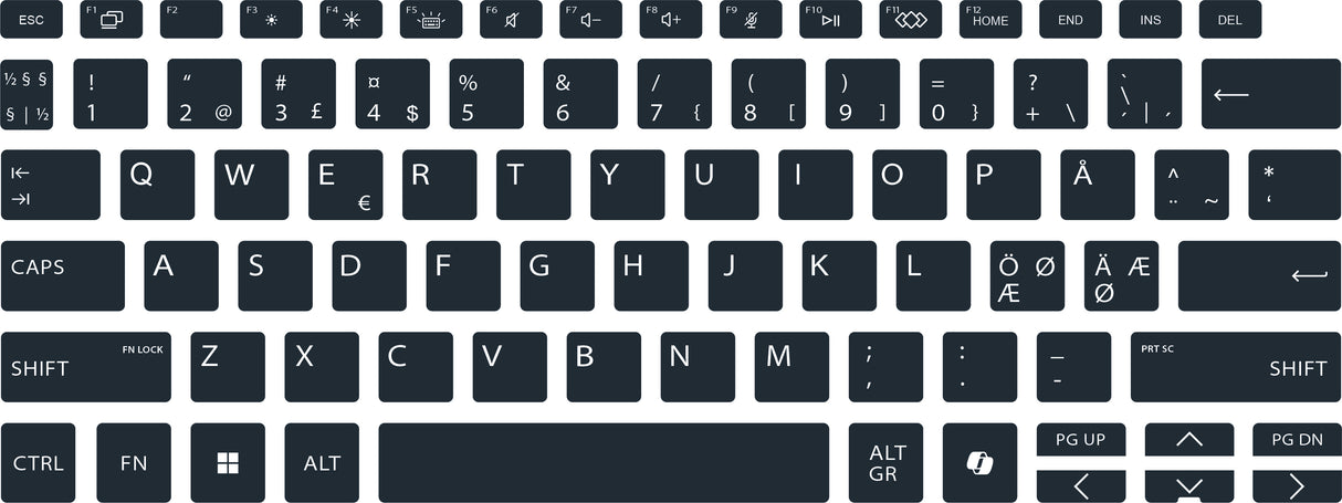 SticKeys for HP 8 G1i 14" / 8 G1i 14" Flip / X G1i 14 AI