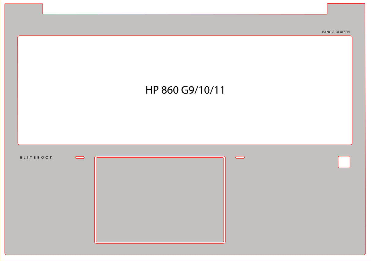Palm & Track Skinz for HP EliteBook 860 G9/G10/G11