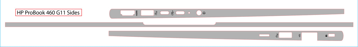 Side Skinz for HP ProBook 460 G11
