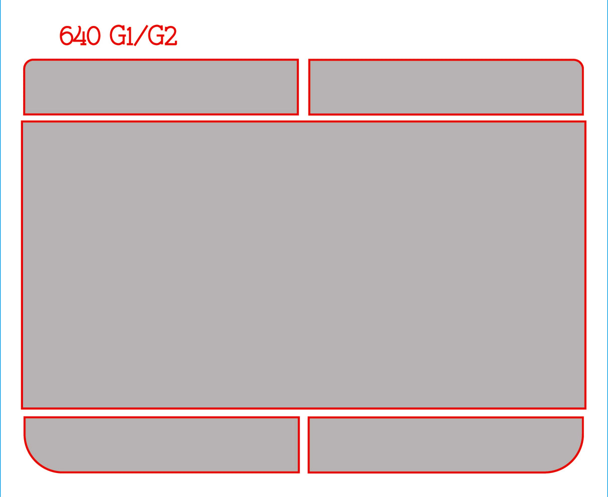 Track & Button Skinz for HP ProBook 640/645 G1/G2