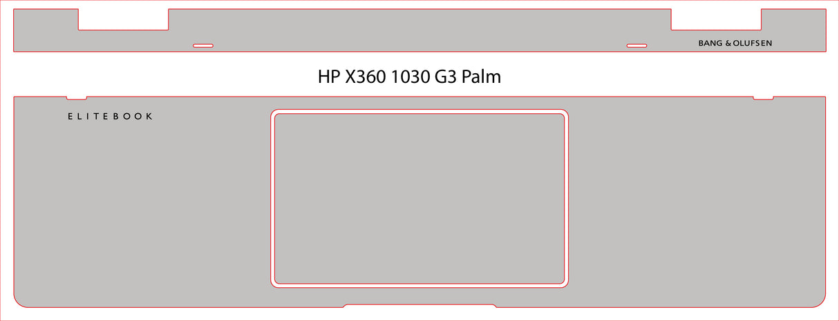 Palm & Track Skinz for HP Pro x360 1030 G3