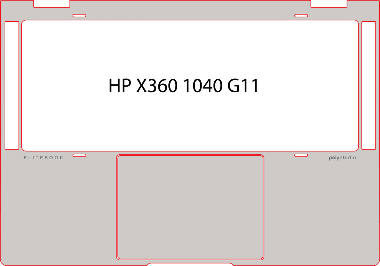 Palm & Track Skinz for HP x360 1040 G11