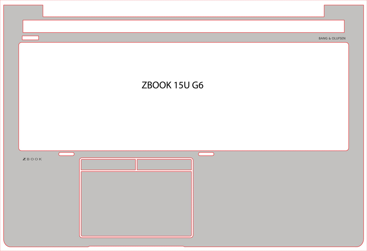 Palm & Track Skinz for HP ZBook 15U G6