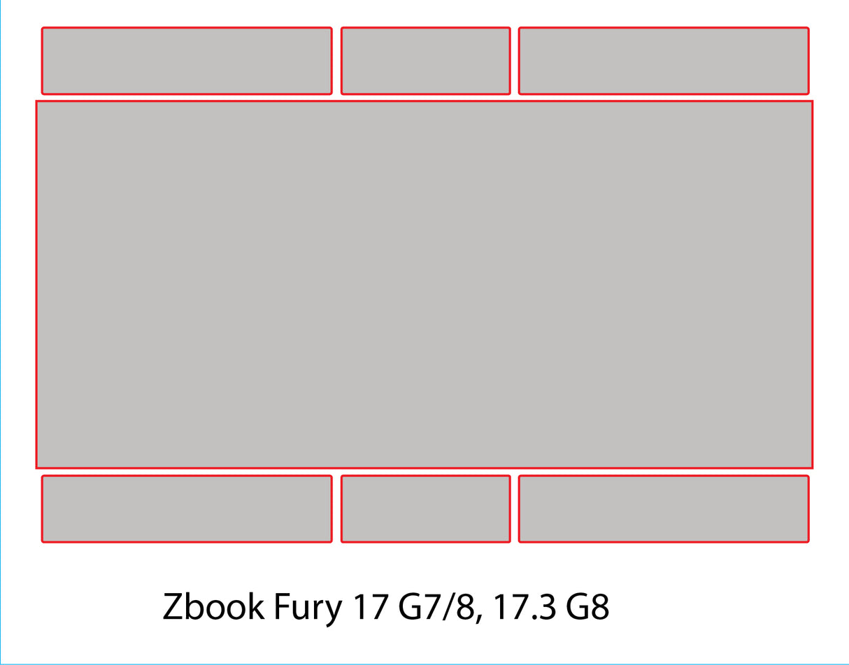 Track & Button Skinz for HP ZBook Fury 17 G7/G8