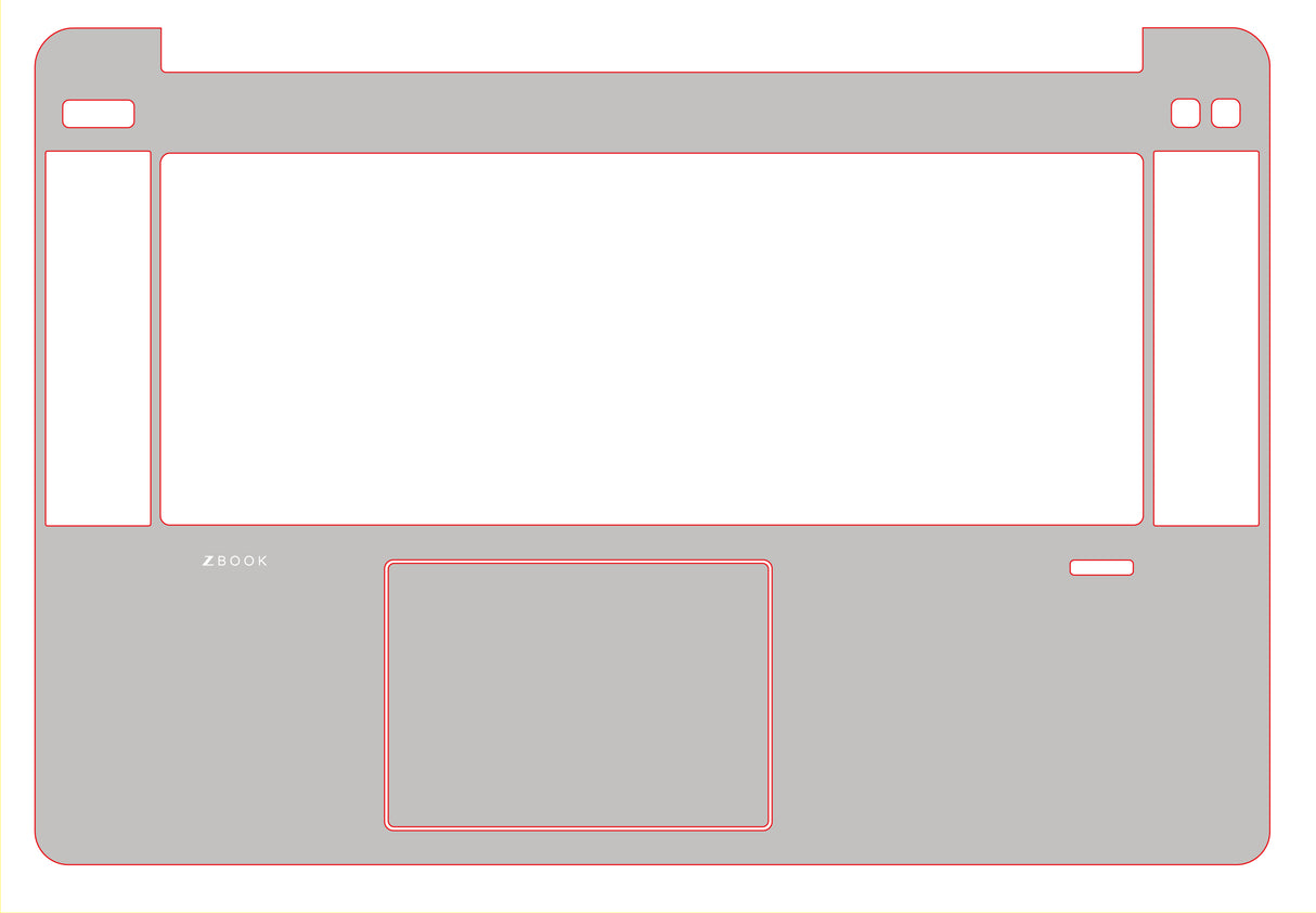 Palm & Track Skinz for HP ZBook Studio G4