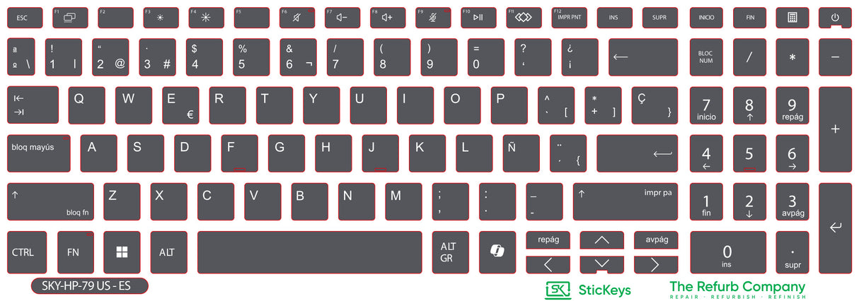 SticKeys for HP ProBook 460 G11