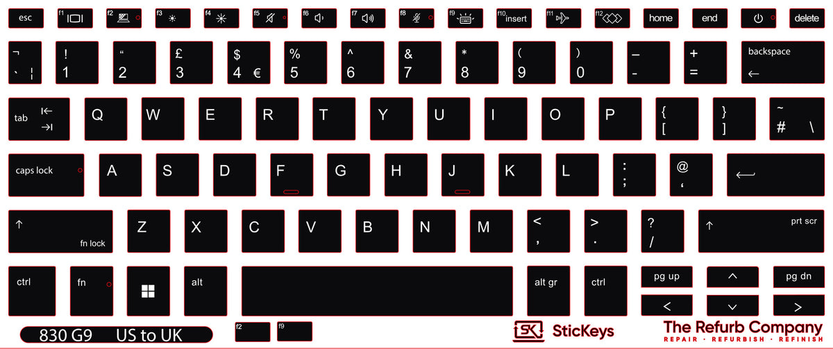 SticKeys for HP EliteBook 830/835 G9/G10