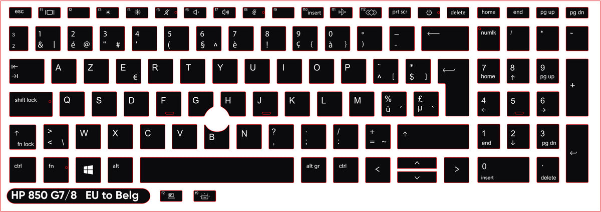 SticKeys for HP EliteBook 850/855 G7/G8