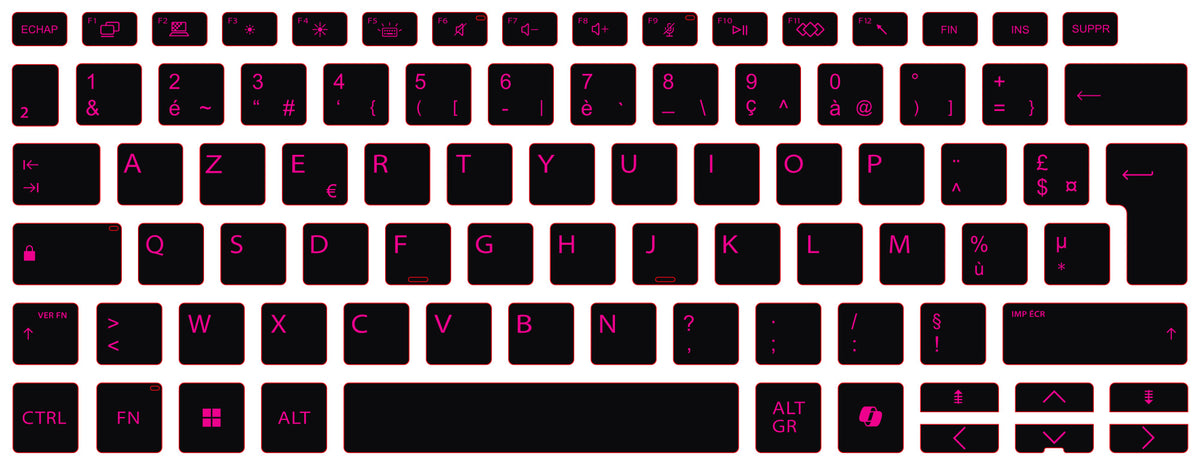 SticKeys for HP 8 G1i 14" / 8 G1i 14" Flip / X G1i 14 AI