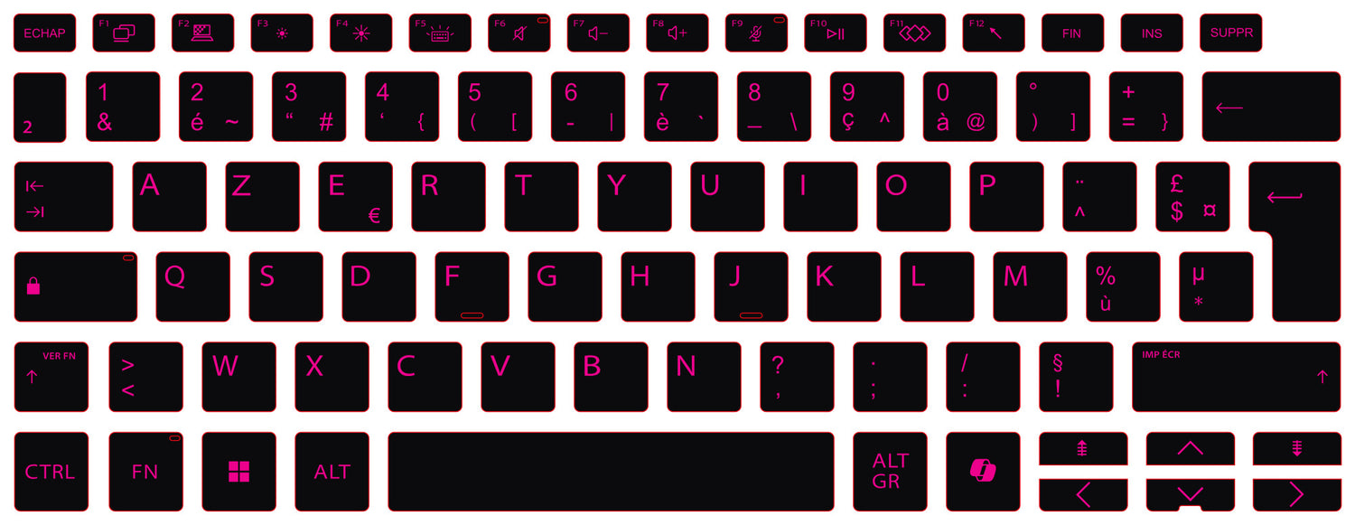 SticKeys for HP 8 G1i 14" / 8 G1i 14" Flip / X G1i 14 AI