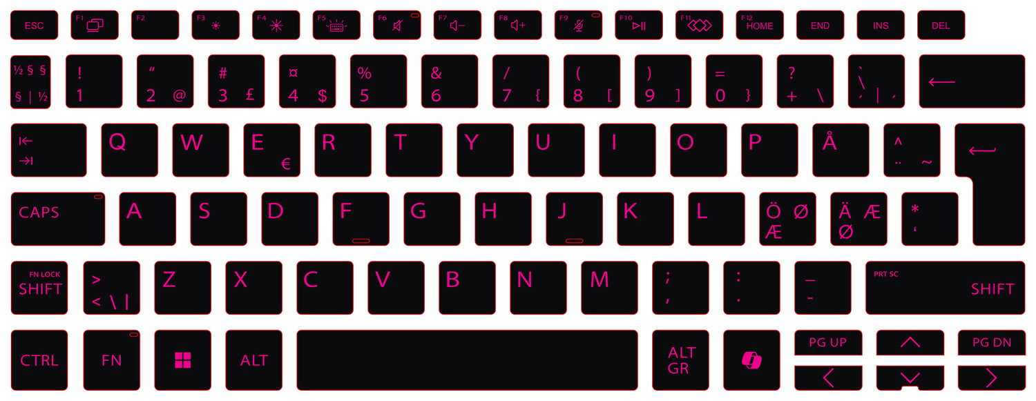 SticKeys for HP 8 G1i 14" / 8 G1i 14" Flip / X G1i 14 AI