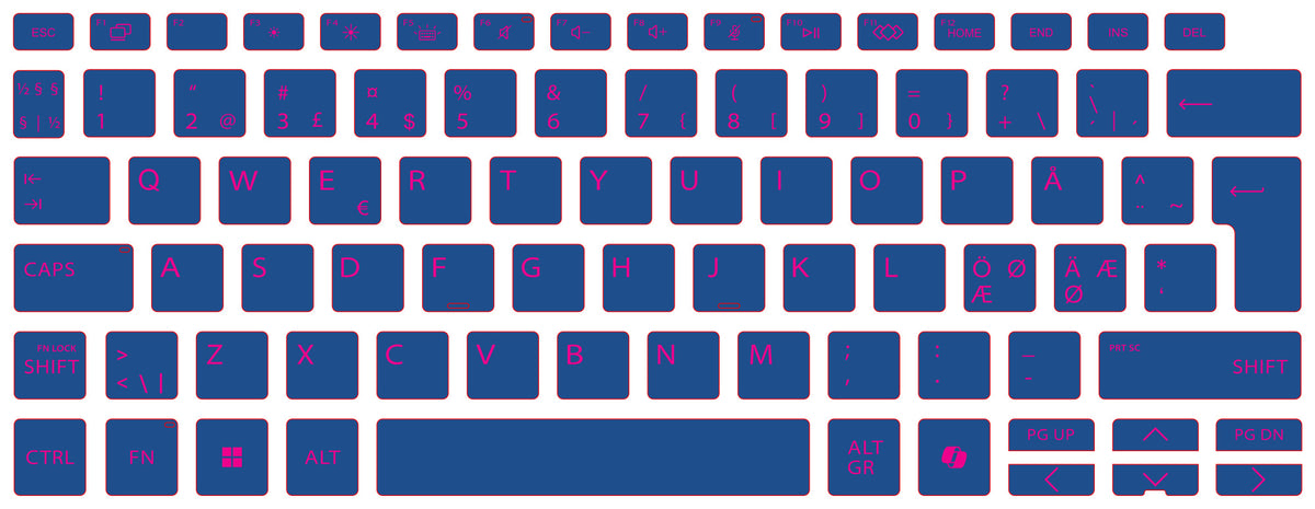 SticKeys for HP 8 G1i 14" / 8 G1i 14" Flip / X G1i 14 AI