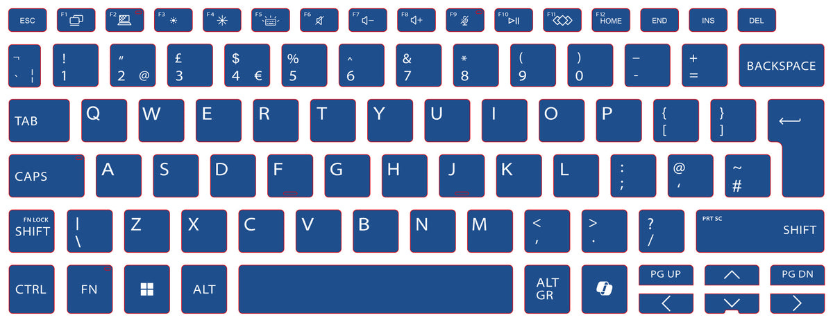 SticKeys for HP 8 G1i 14" / 8 G1i 14" Flip / X G1i 14 AI