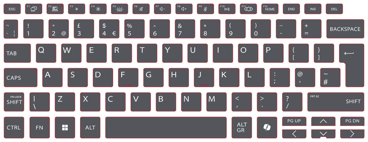 SticKeys for HP 8 G1i 14" / 8 G1i 14" Flip / X G1i 14 AI