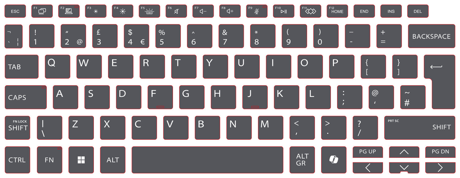 SticKeys for HP 8 G1i 14" / 8 G1i 14" Flip / X G1i 14 AI