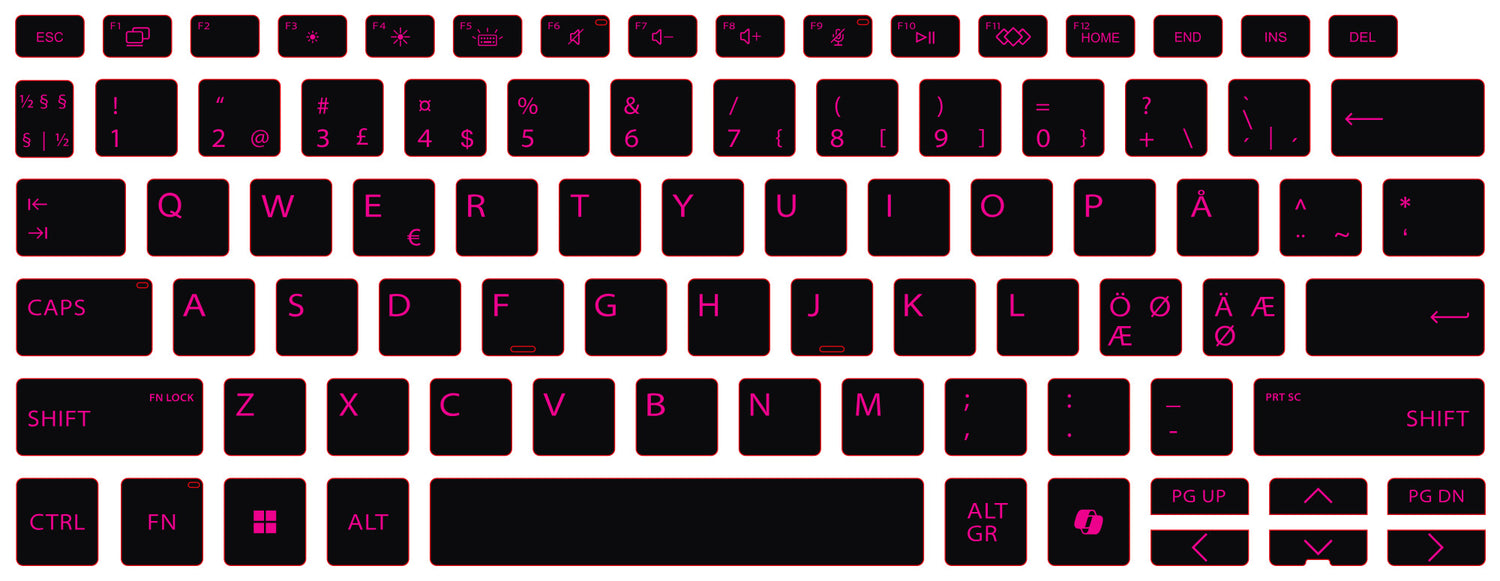 SticKeys for HP 8 G1i 14" / 8 G1i 14" Flip / X G1i 14 AI