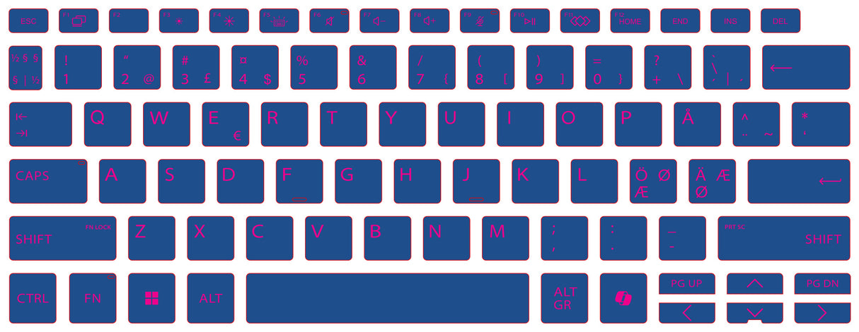 SticKeys for HP 8 G1i 14" / 8 G1i 14" Flip / X G1i 14 AI