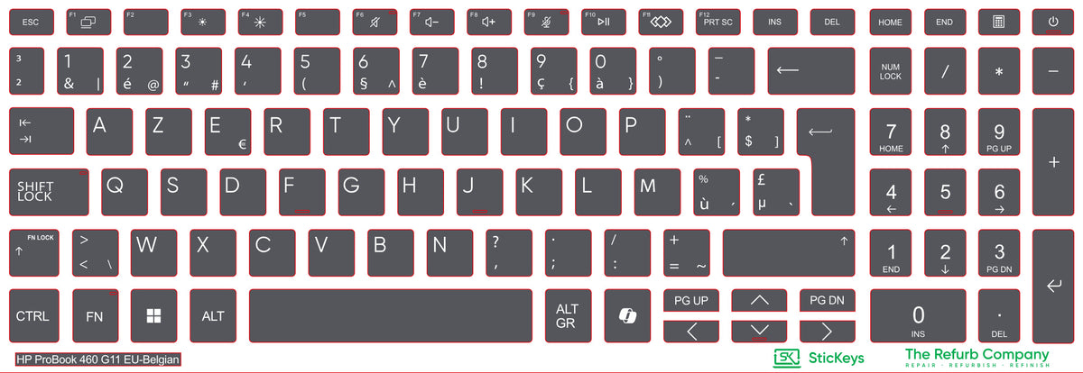 SticKeys for HP ProBook 460 G11
