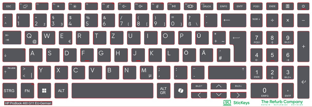 SticKeys for HP ProBook 460 G11