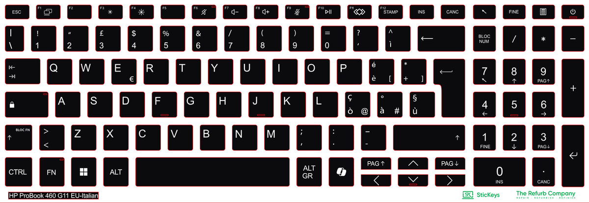 SticKeys for HP ProBook 460 G11